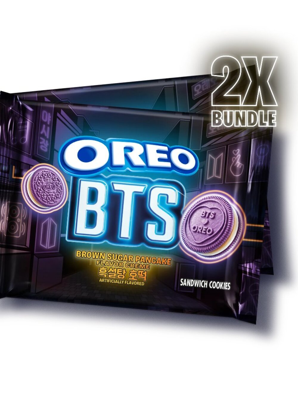 NEW Oreo BTS Brown Sugar Pancake Creme, Limited Edition, 2-Pack Bundle SEALED